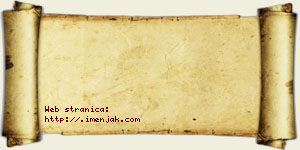 Una Paralatić vizit kartica